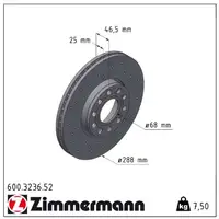 Zimmermann SPORT Bremsscheiben + Beläge + Wako VW Passat B5 SKODA Superb 1 vorne