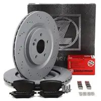 ZIMMERMANN Bremsscheiben + Beläge MERCEDES W177 V177 C/X118 H/X247 35/45 AMG hinten