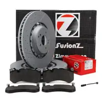 Zimmermann FORMULA Z Bremsscheiben + Beläge + Sensor MERCEDES W205 W213 R231 63AMG vorne