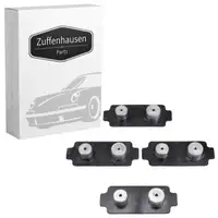 4x Bremsträgerplatte 36/40mm für PORSCHE Boxster Cayman (987) vorne 98735108801