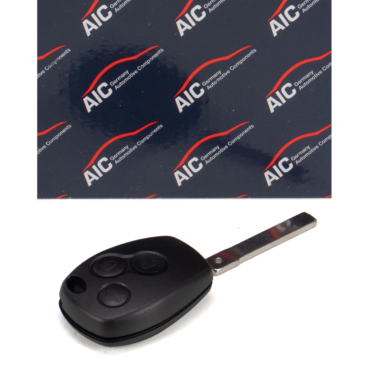 AIC Schlüsselgehäuse + Schlüsselrohling RENAULT Clio 3 Kangoo