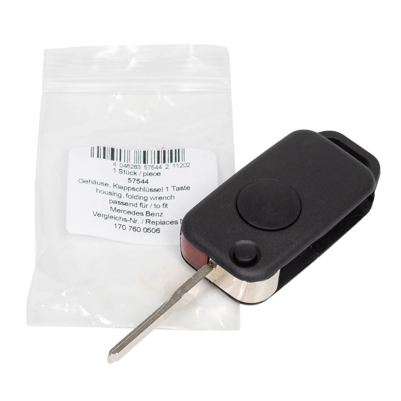 AIC Schlüsselgehäuse + Schlüsselrohling 1-Taste MERCEDES W168 W202 W210 414 1687601006