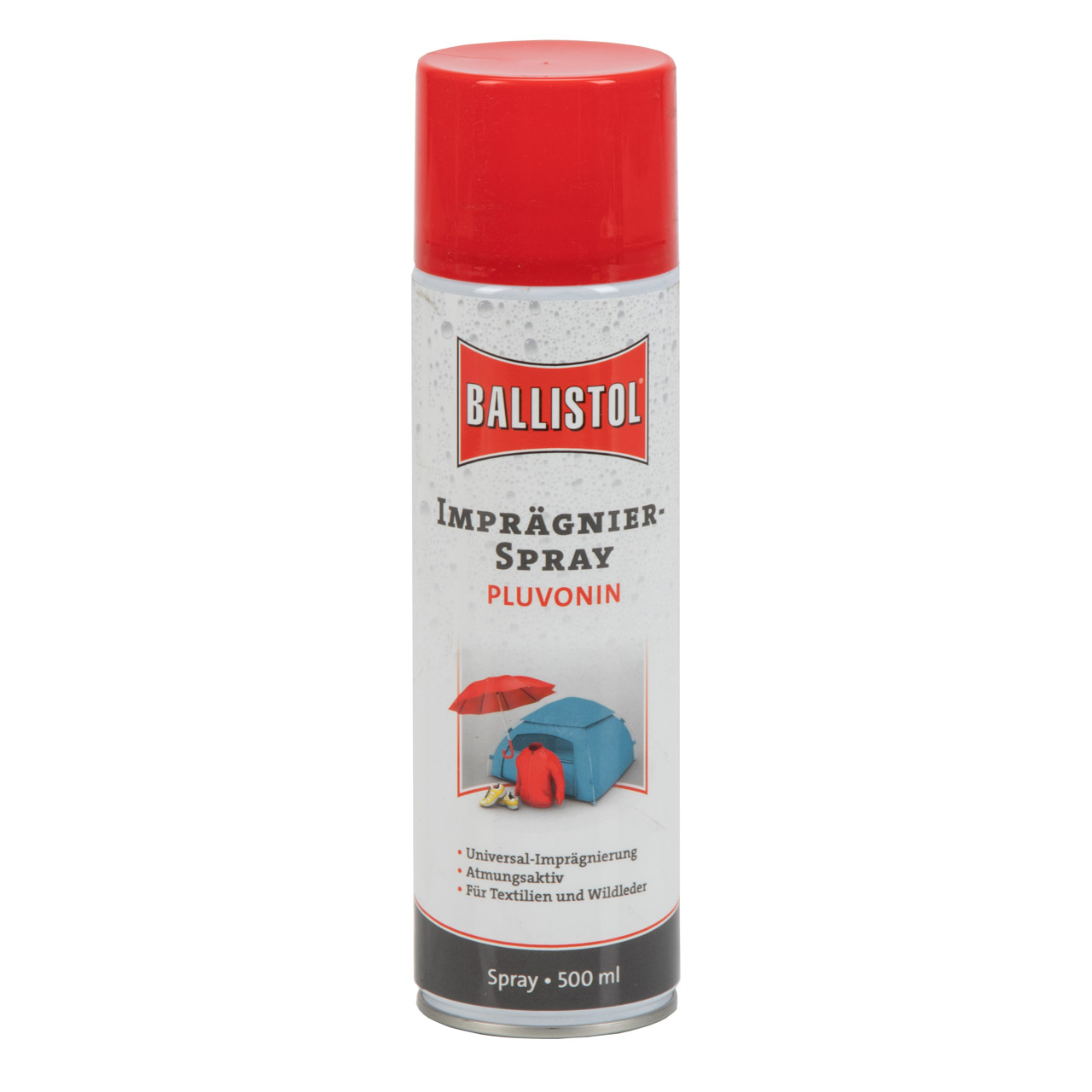 BALLISTOL 25010 PLUVONIN Verdeck- & Textil-Imprägnierung Spray Nässeschutz 500ml