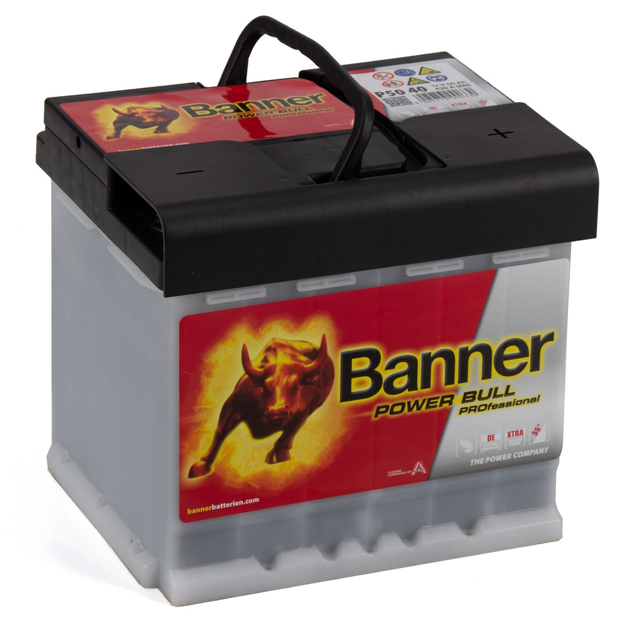 BANNER PROP5040 PRO P5040 Power Bull Professional Autobatterie Batterie 12V  50Ah 
