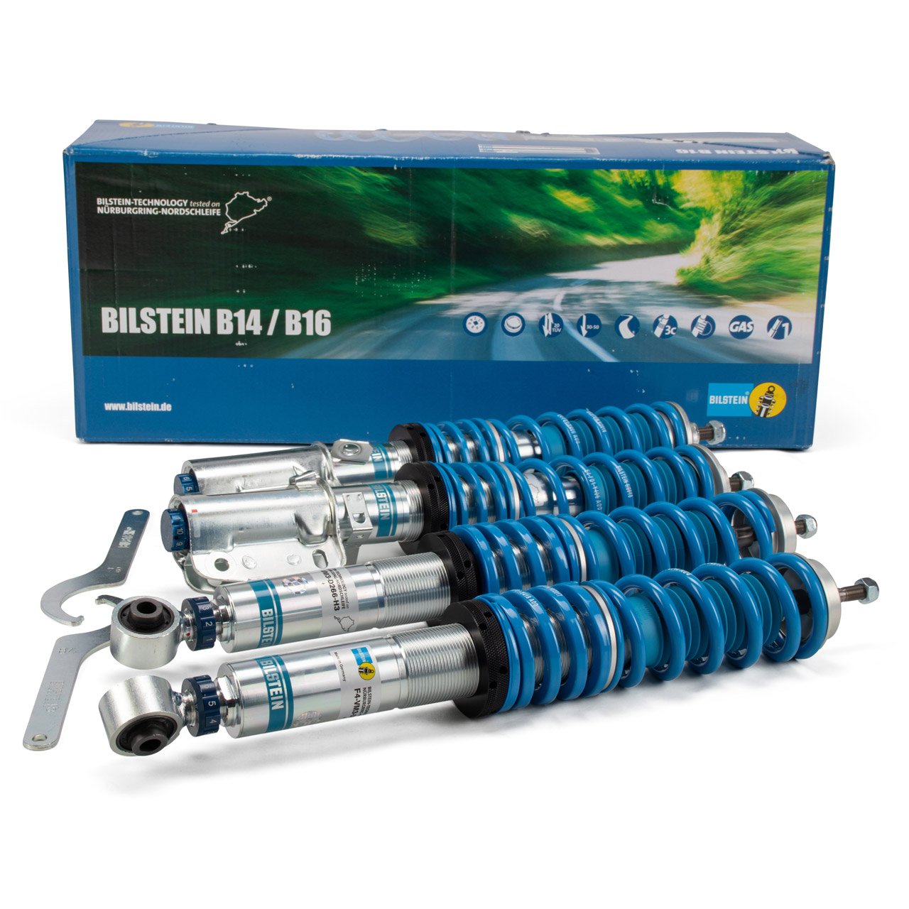 BILSTEIN B16 PSS10 Gewindefahrwerk Satz PORSCHE 964 3.6 Carrera + Turbo vorne + hinten