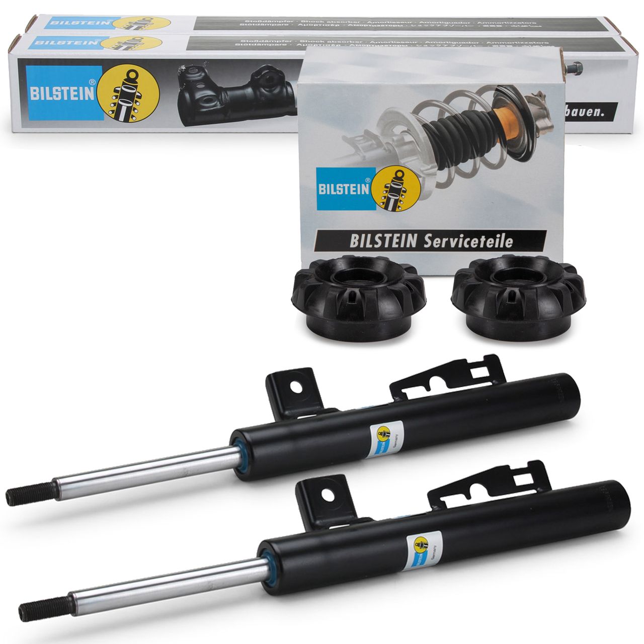 2x BILSTEIN B4 Stoßdämpfer + B1 Domlager SMART ForTwo Cabrio Coupe 451 vorne