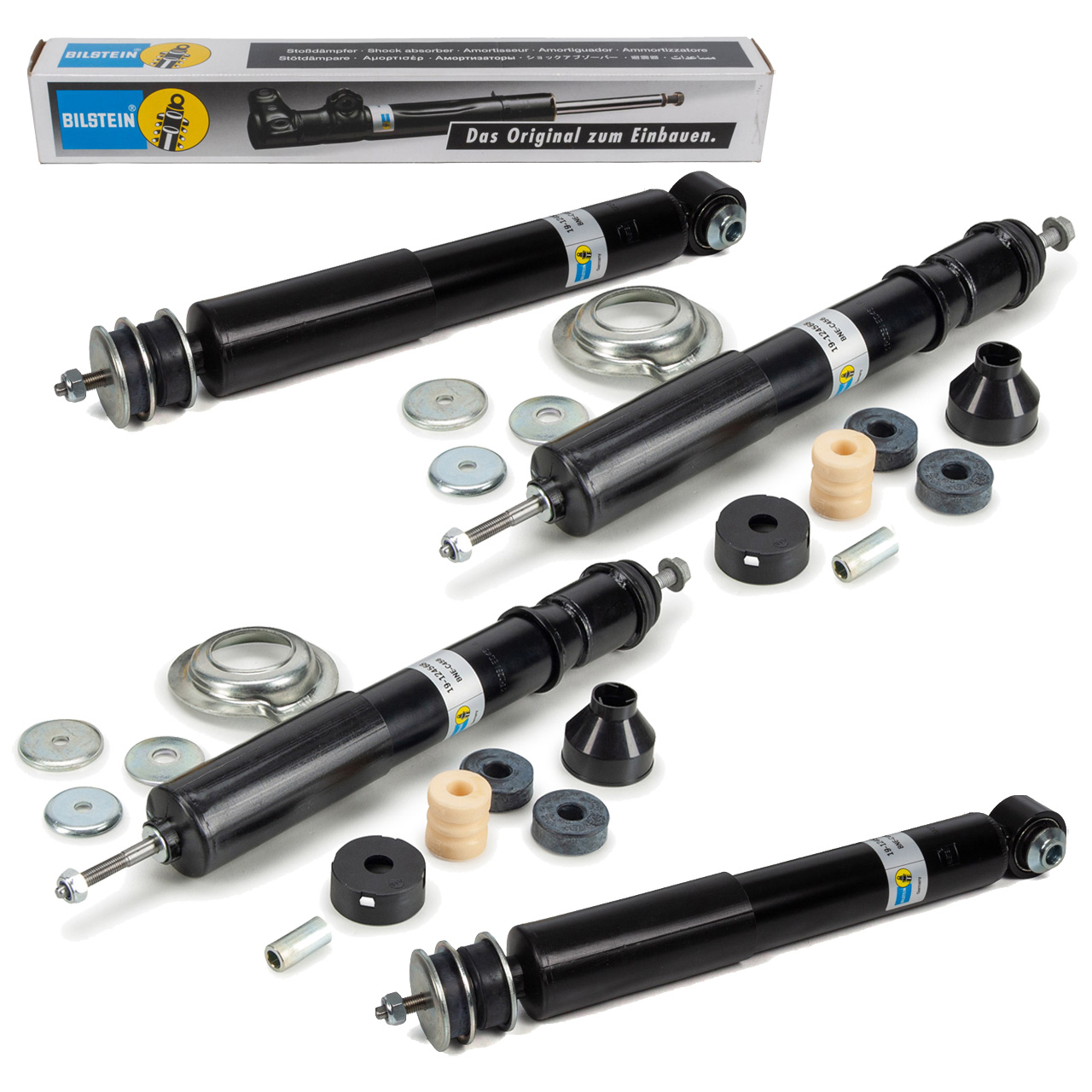 4x BILSTEIN B4 Stoßdämpfer MERCEDES M-Klasse W163 ab 09.2000 vorne + hinten