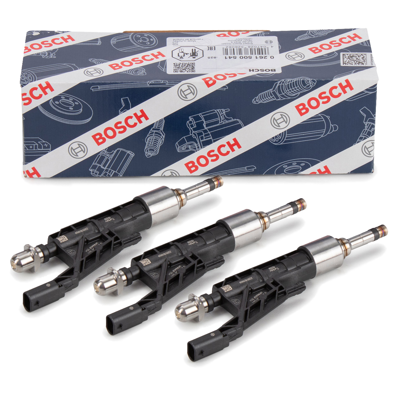 3x BOSCH 0261500541 Einspritzventil BMW F20 F21 F44 F45 F46 F30 F31 X1 F48 X2 F39 B38