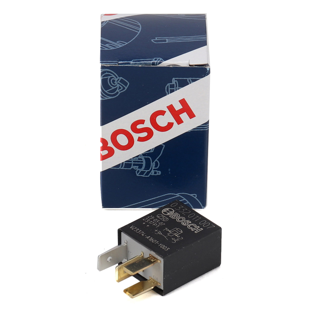 BOSCH 0332011007 Multifunktionsrelais 12V 30A AUDI MERCEDES OPEL PORSCHE SEAT SKODA VW