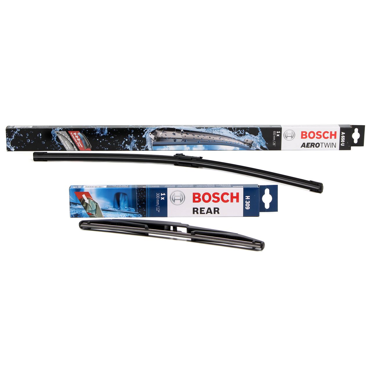 BOSCH A650U + H309 Scheibenwischer CITROEN C1 II PEUGEOT 108 vorne + hinten