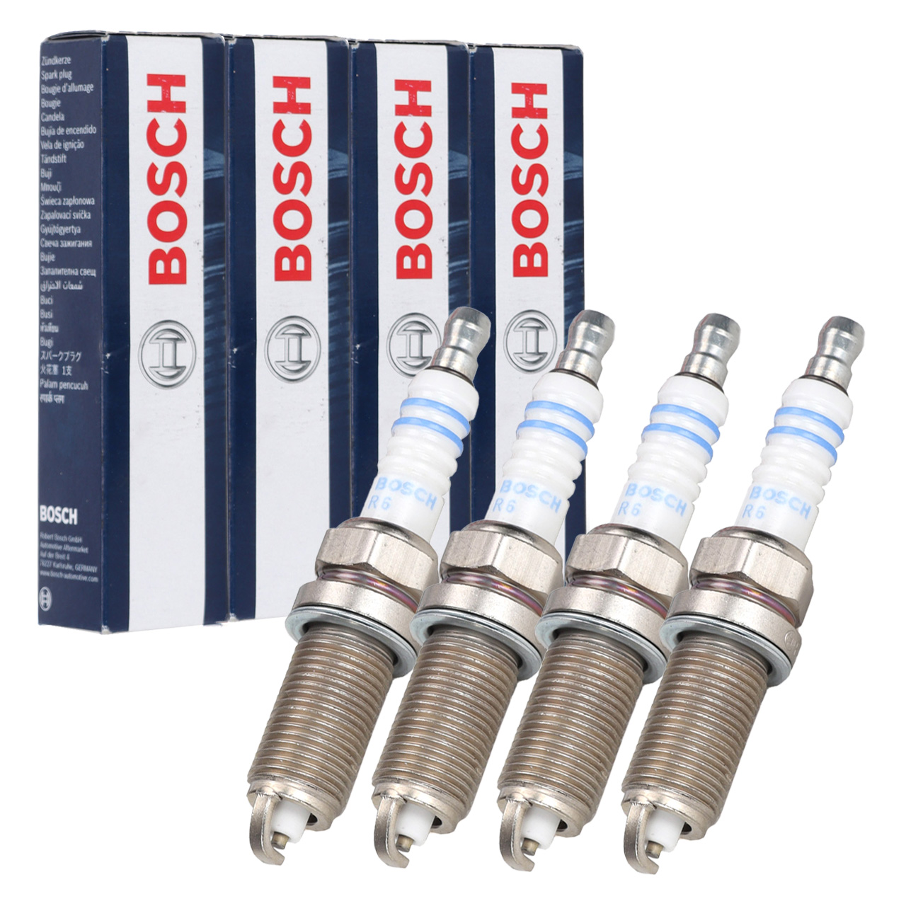 4x BOSCH FR8SE0 0242229797 Zündkerze CITROEN PEUGEOT RENAULT 1.6 1.8 2.0