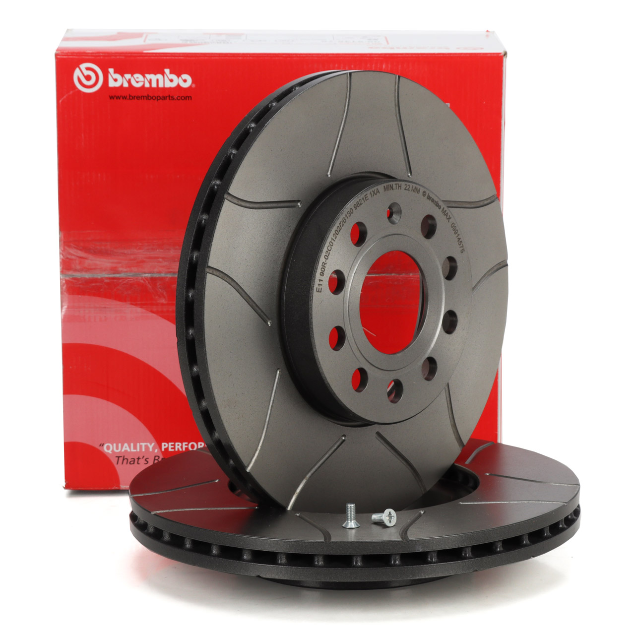 Brembo MAX LINE Bremsscheiben AUDI A3 VW Golf 5 6 7 Jetta SEAT Leon SKODA Superb 1 2 vorne