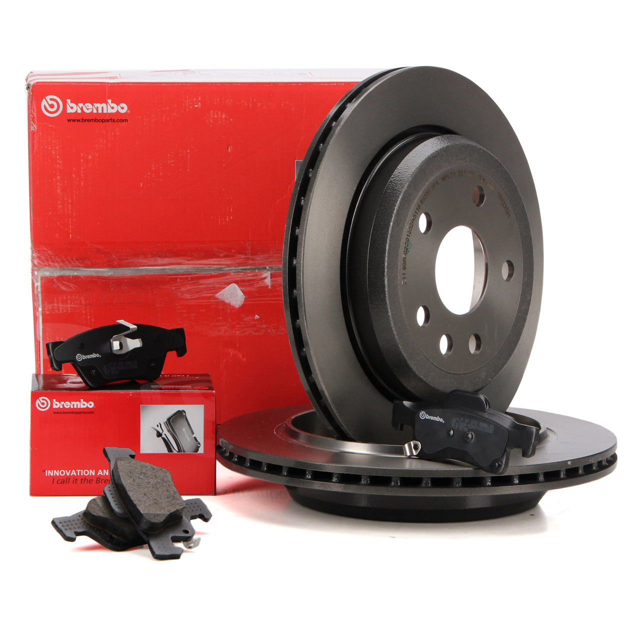 BREMBO Bremsscheiben + Beläge JEEP Grand Cherokee 4 (WK WK2) 18 Zoll hinten