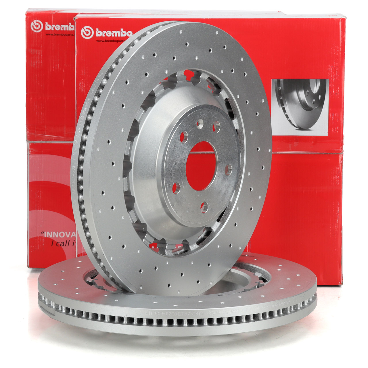 BREMBO 09.D174.33 Bremsscheiben Satz AUDI RS3 (8V) 367/400 PS 2015-2020 vorne 8V0615301S