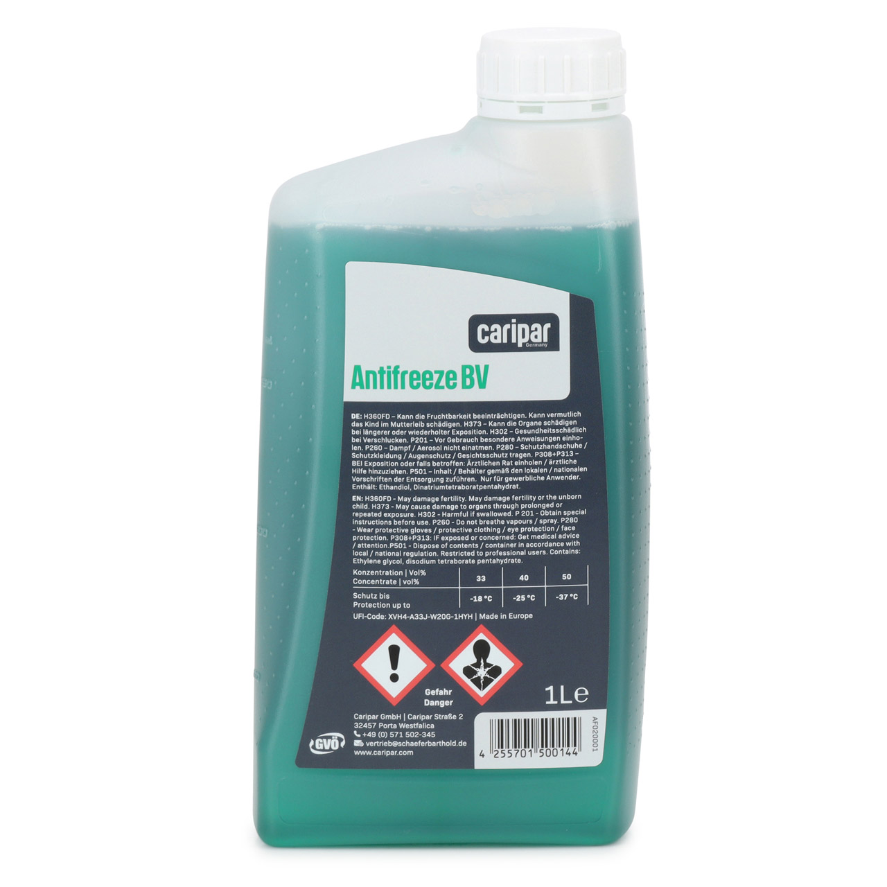 2L 2 Liter CARIPAR ANTIFREEZE BV Frostschutz Kühlerfrostschutz Konzentrat