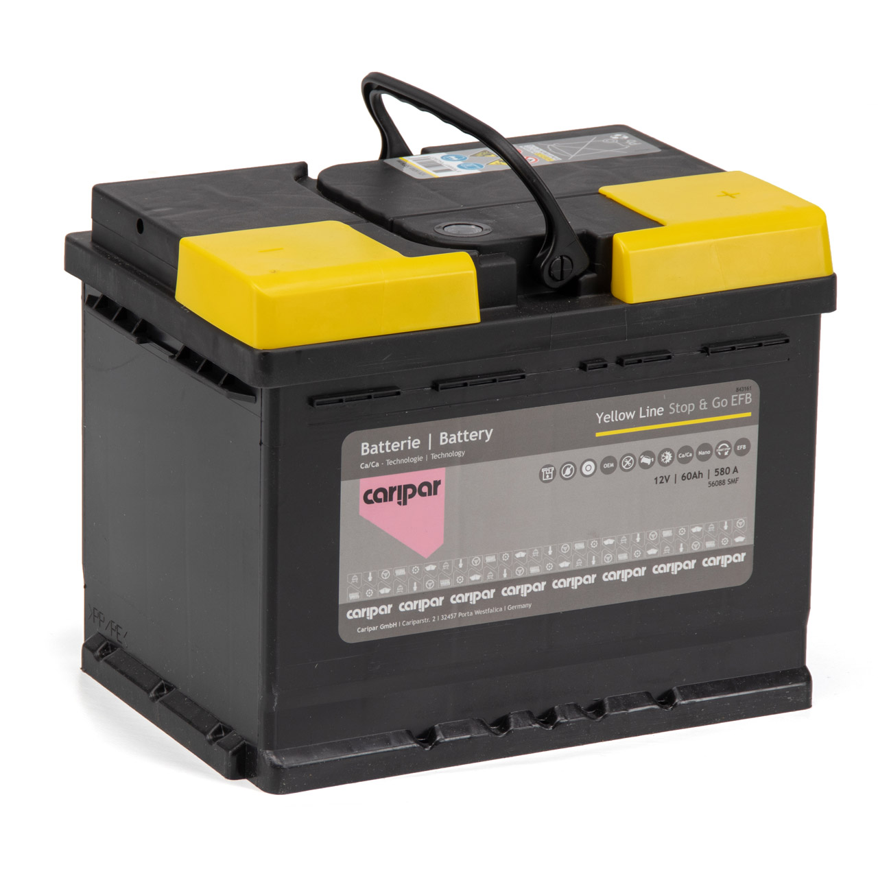 EUROREPAR AGM Batterie Autobatterie Starterbatterie 12V 70Ah 760A/EN  1620012780