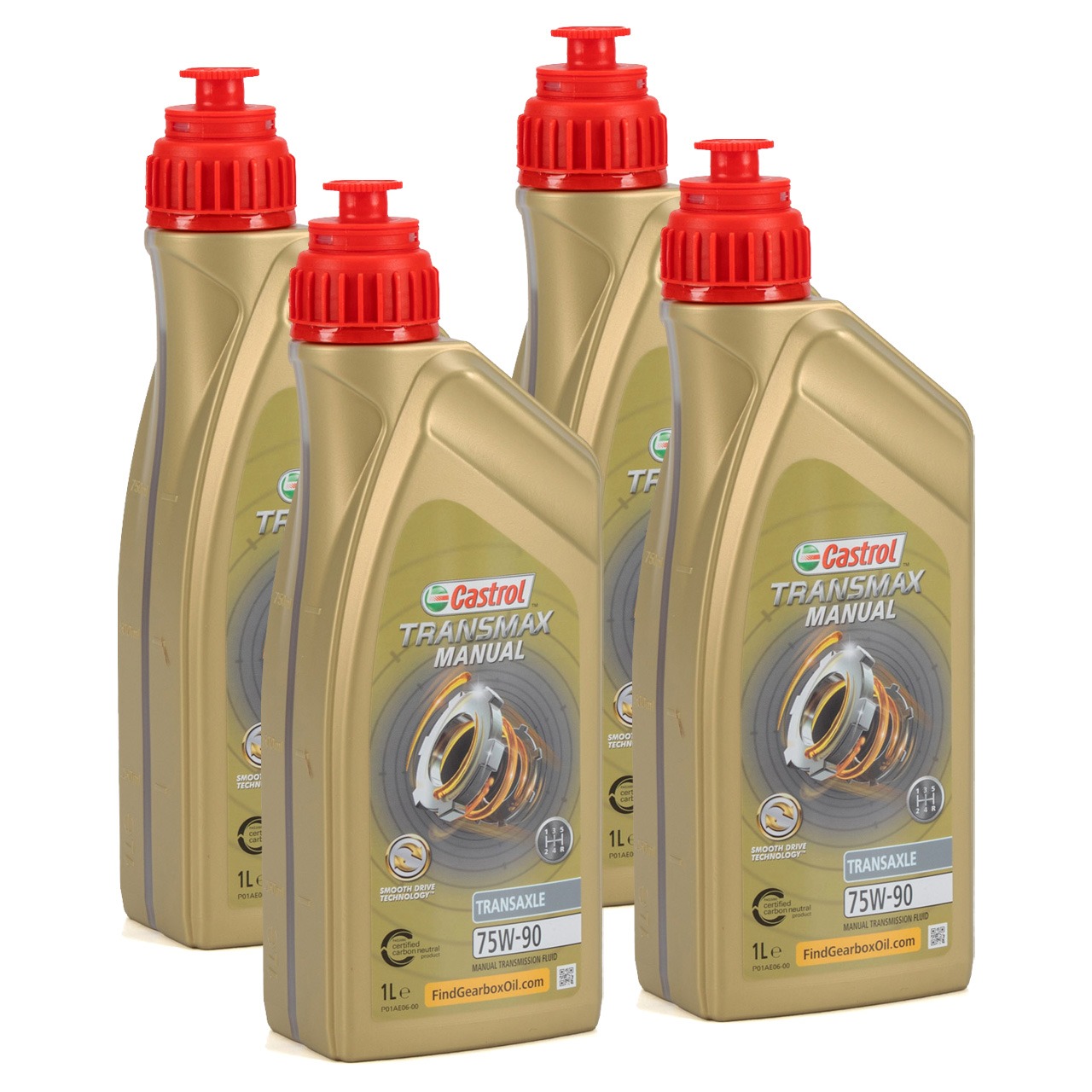 4L 4 Liter CASTROL TRANSMAX MANUAL TRANSAXLE 75W90 Schaltgetriebeöl API-GL4+ VW