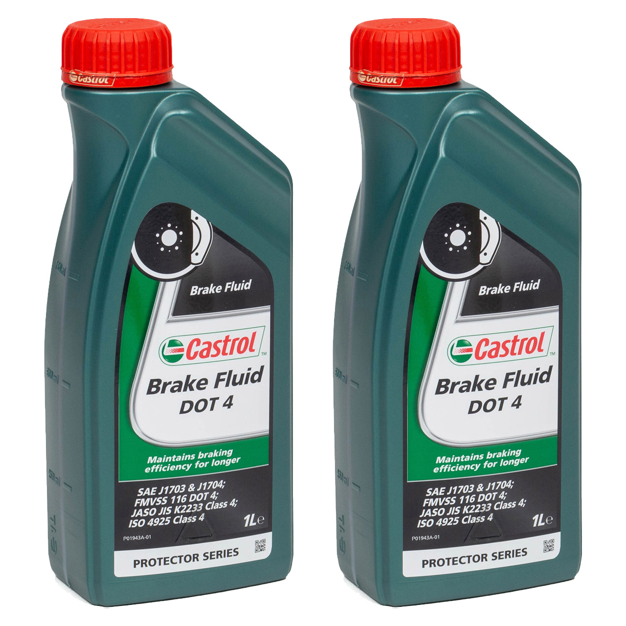 2L 2 Liter CASTROL Brake Fluid DOT 4 Bremsflüssigkeit SAE J1703 J1704 FMVSS 116