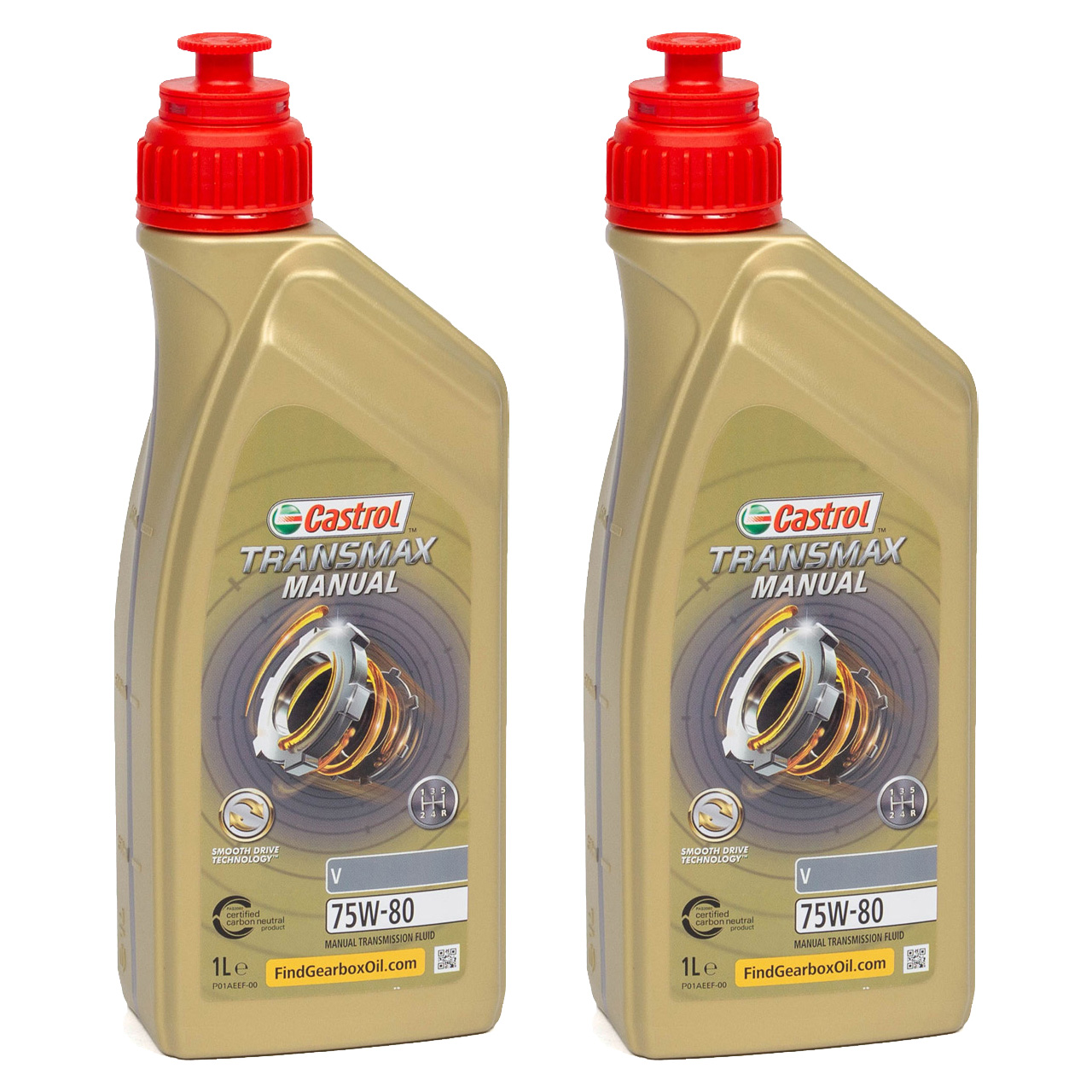 2L 2 Liter CASTROL TRANSMAX MANUAL V Schaltgetriebeöl 75W-80 API GL-4+ AUDI TL52532