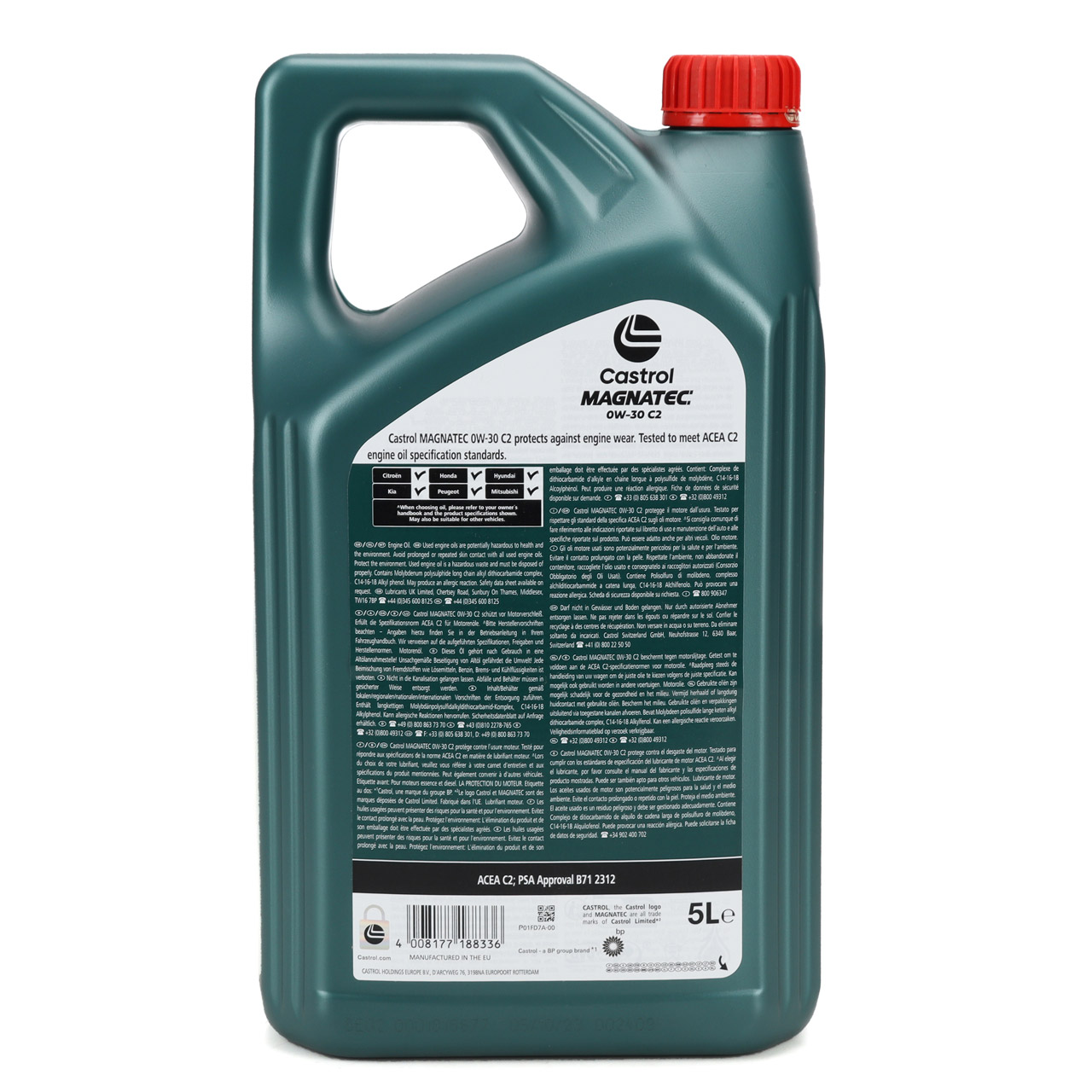 10L 10 Liter CASTROL MAGNATEC 0W-30 C2 Motoröl Öl ACEA C2 PSA B71 2312