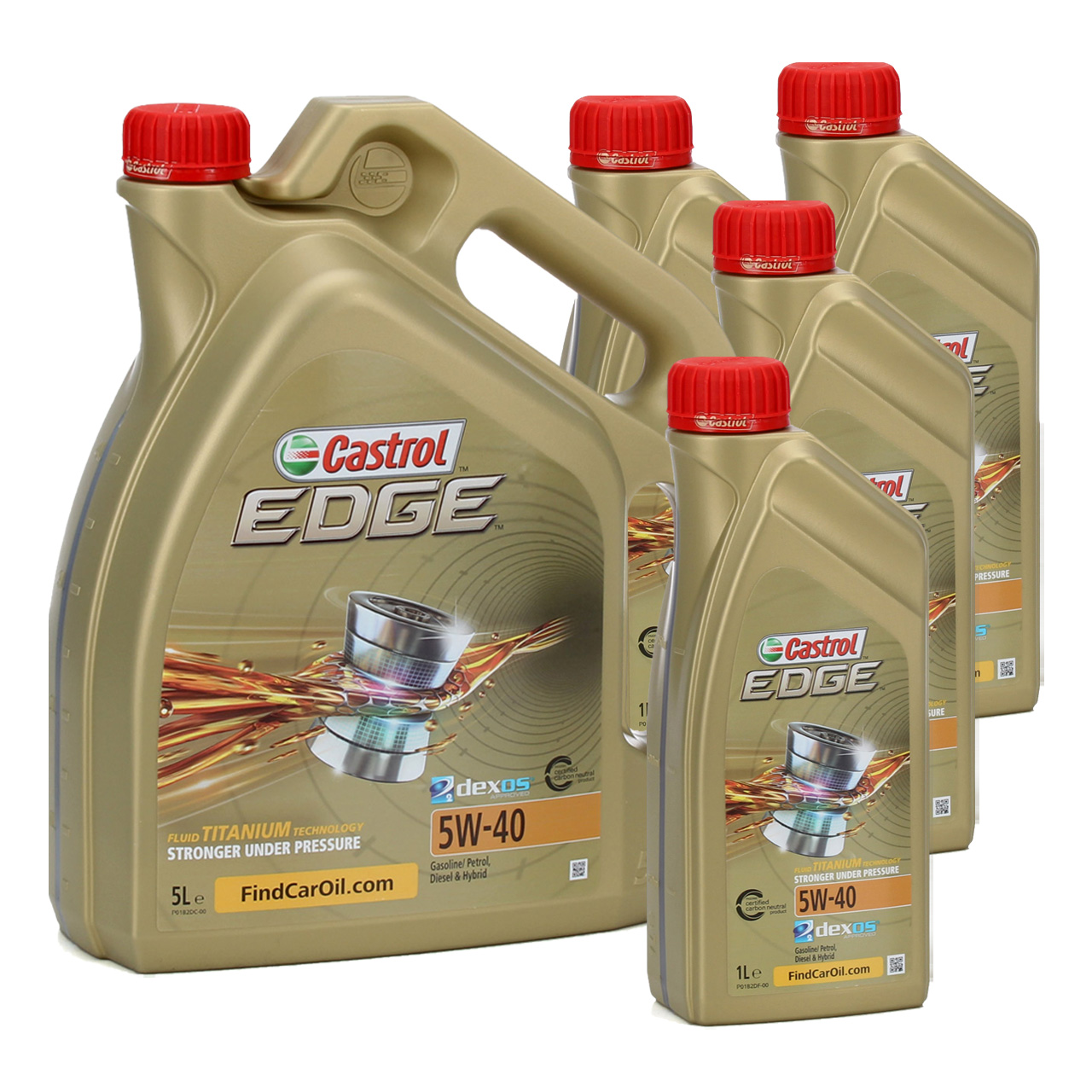 9L 9 Liter CASTROL Edge Motoröl Öl 5W-40 ACEA Light Duty C3 API SN/CF VW 505.00/505.01