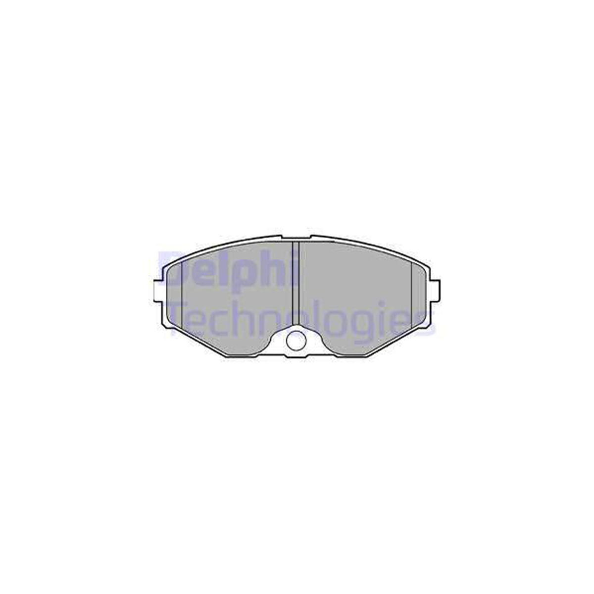 DELPHI LP1058 Bremsbeläge Bremsklötze NISSAN Maxima / QX 5 (A33) 2.0/3.0 V6 vorne