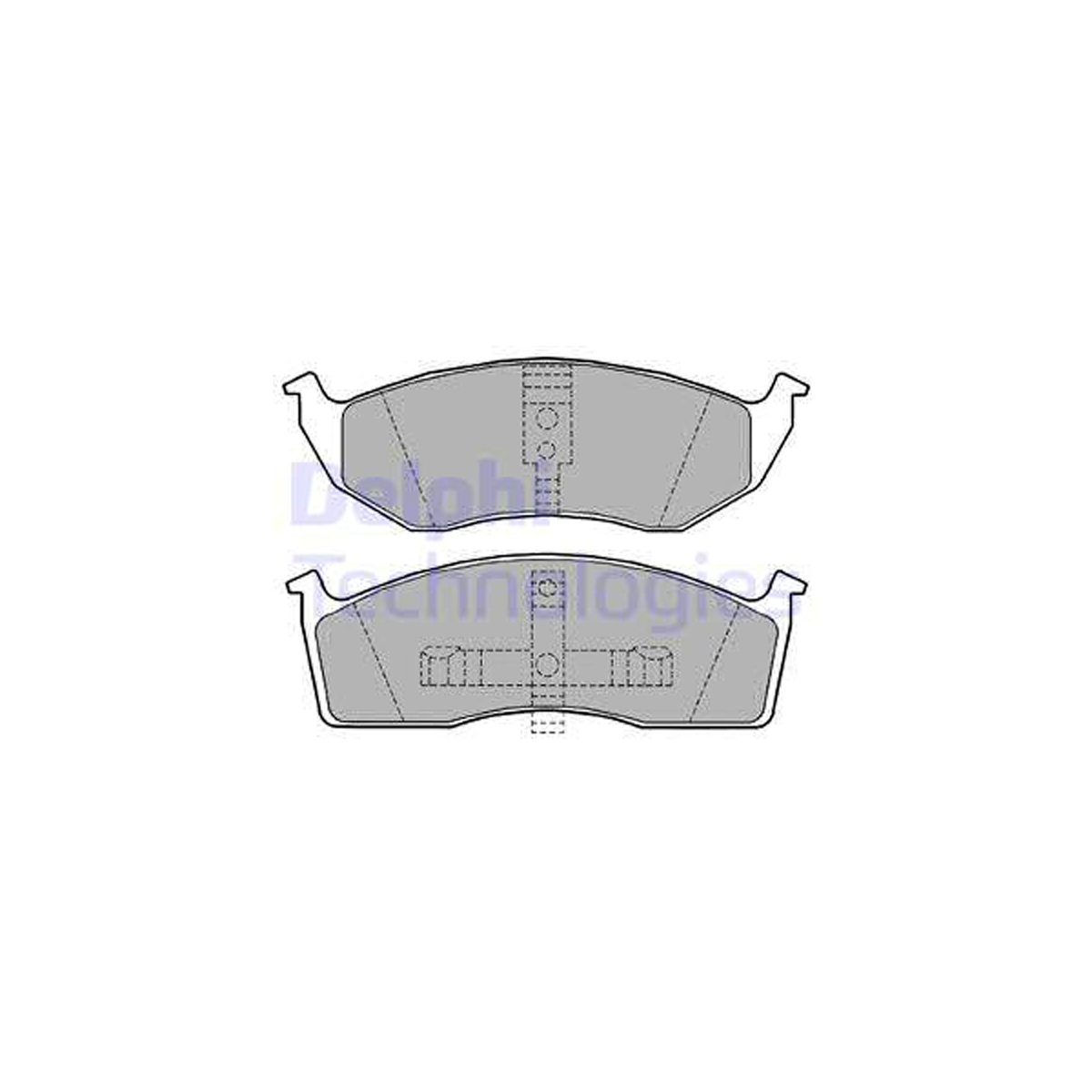 DELPHI LP1164 Bremsbeläge Bremsklötze CHRYSLER 300M Neon Vision Grand / Voyager 3 vorne