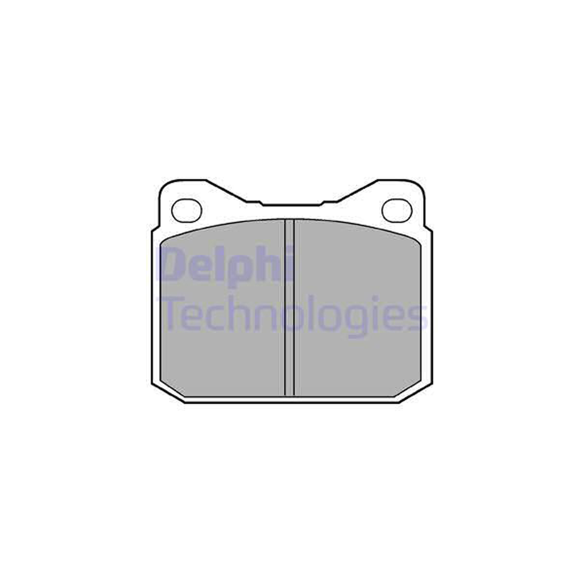 DELPHI LP117 Bremsbeläge Bremsklötze MERCEDES W123 S123 C123 W116 W126 R107 C107 vorne