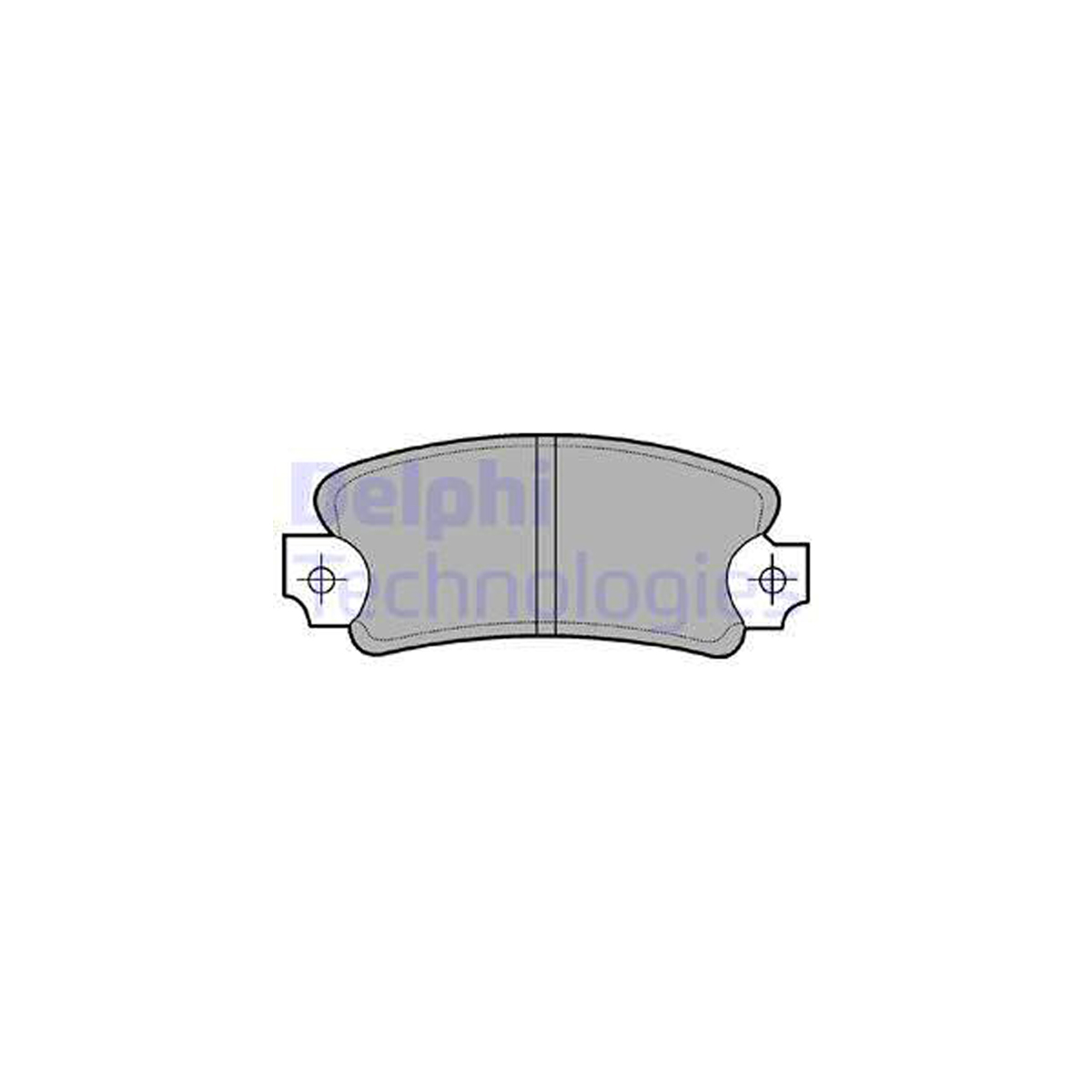 DELPHI LP146 Bremsbeläge Bremsklötze RENAULT 5 18 21 25 30 Espace 1 2 Fuego hinten