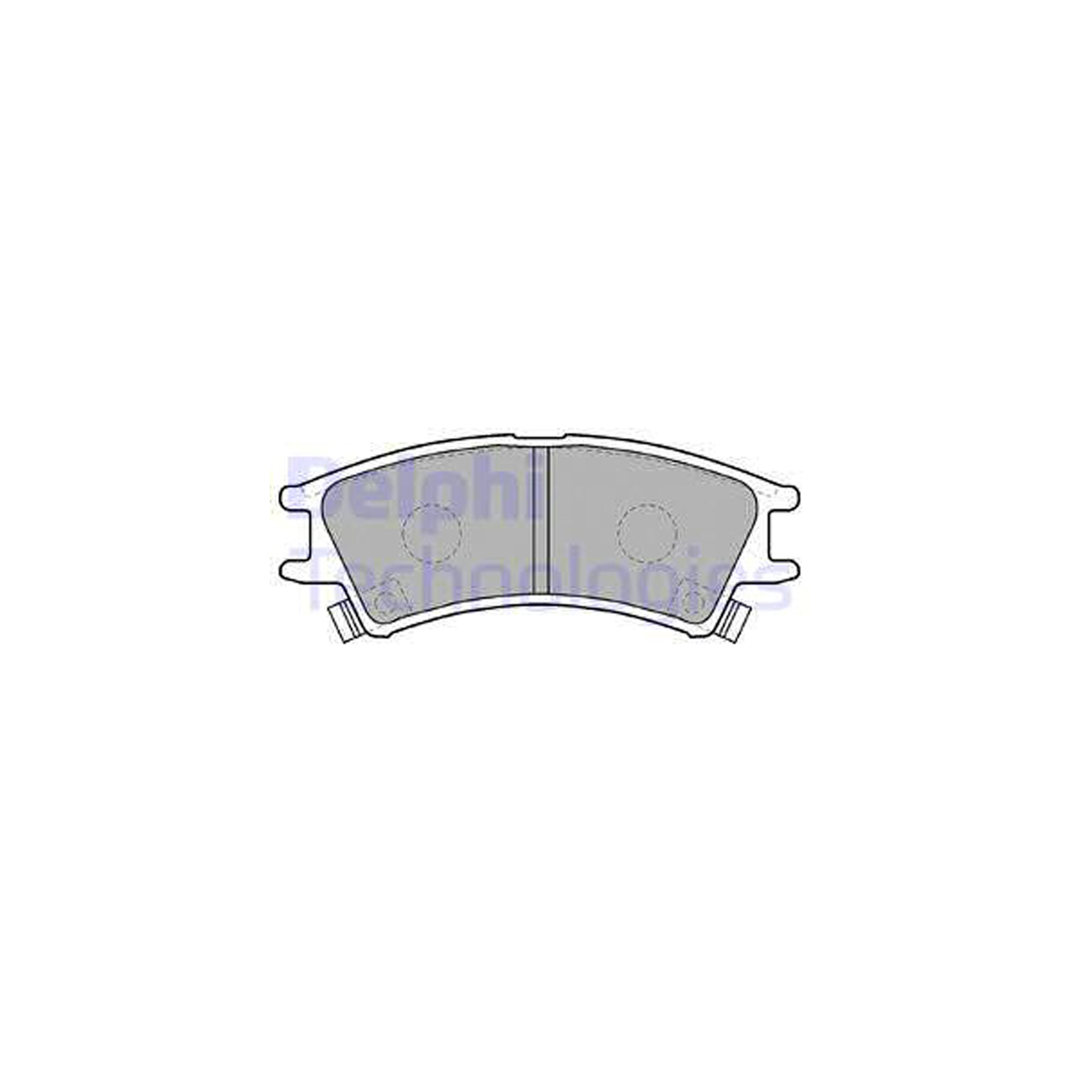 DELPHI LP1502 Bremsbeläge Bremsklötze HYUNDAI Atos (MX) 1.0i 54 PS vorne 5810102A00