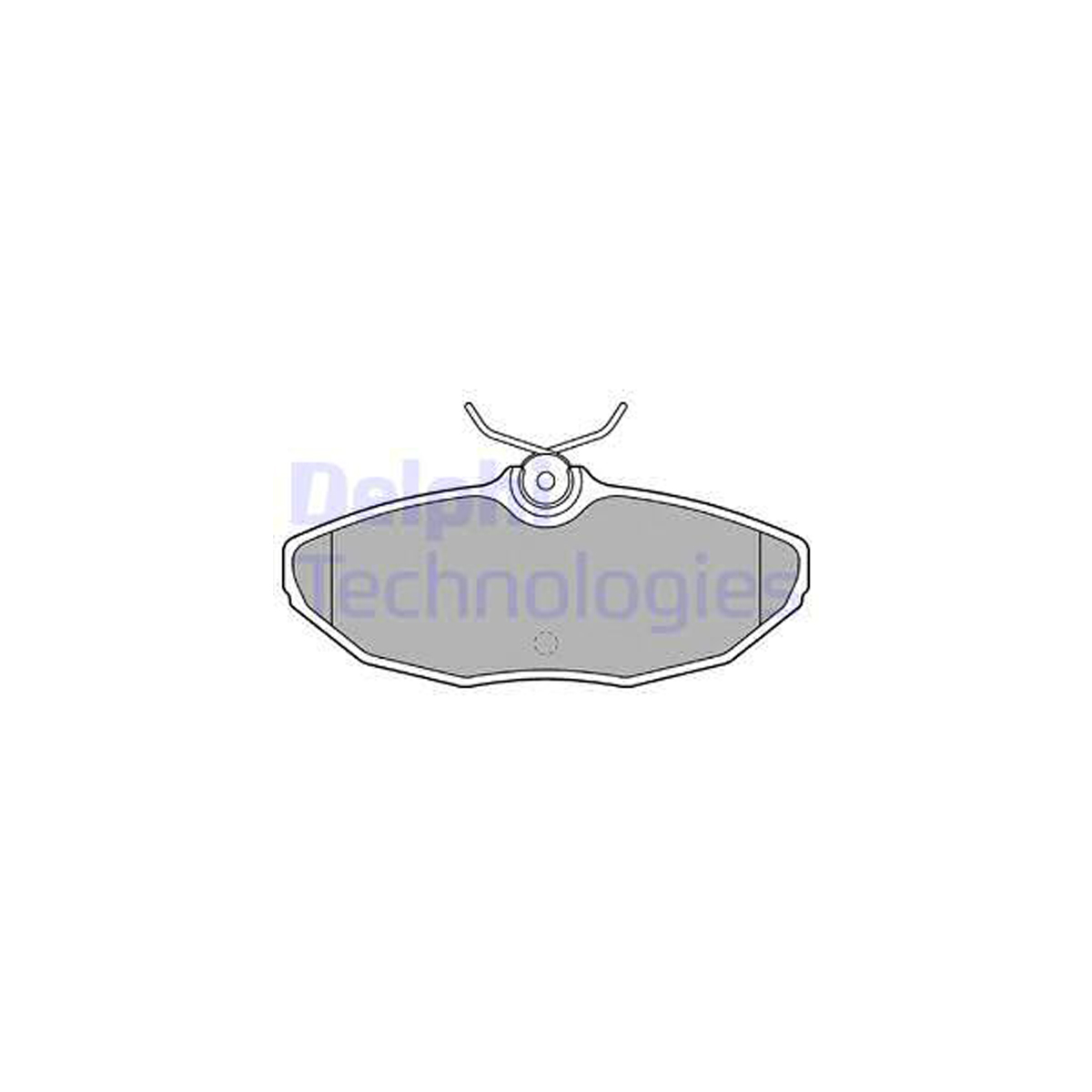 DELPHI LP1505 Bremsbeläge JAGUAR S-Type 2 (X200) XJ (X350, X358) bis Fgst. hinten