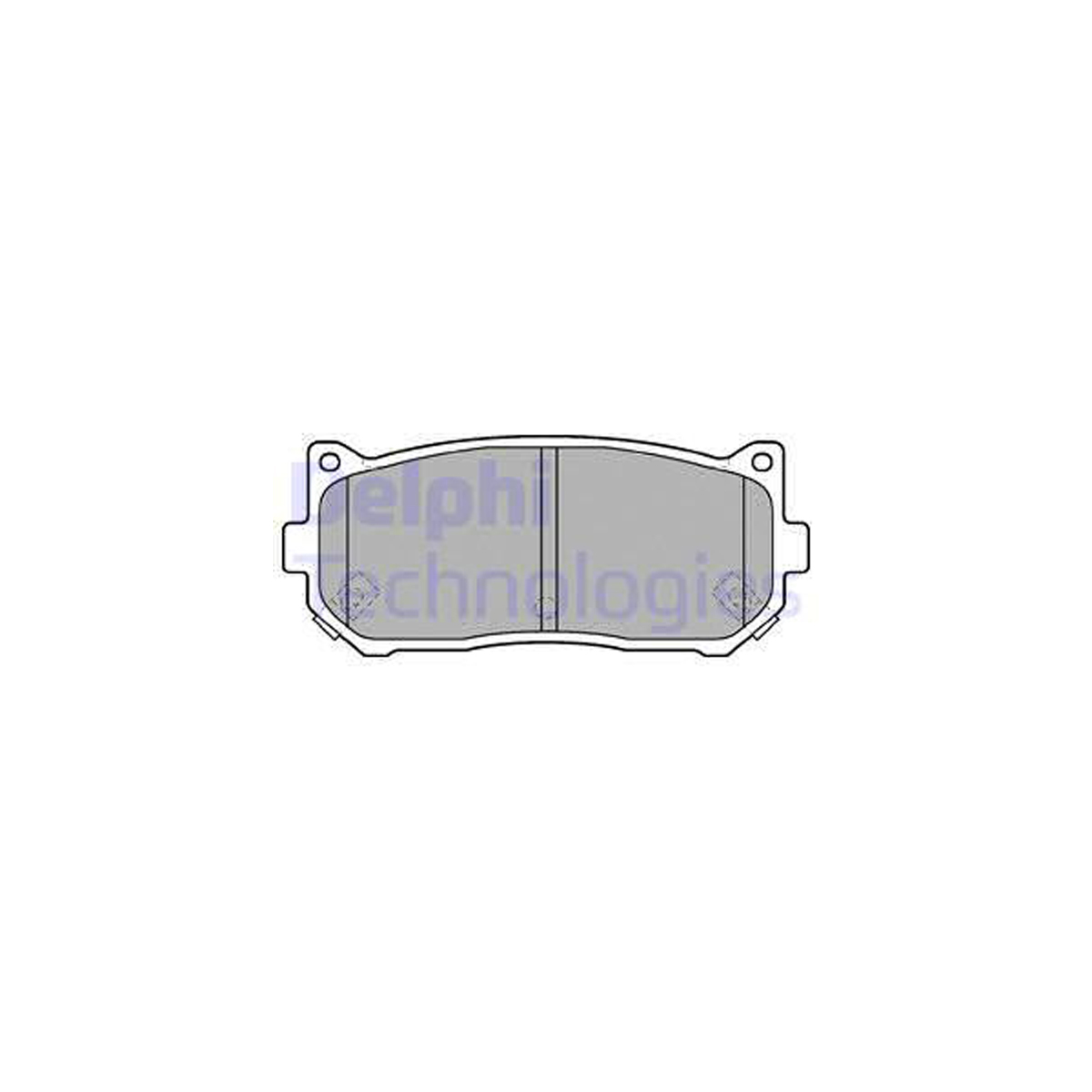 DELPHI LP1528 Bremsbeläge Bremsklötze KIA Carens 1 2 Clarus Shuma 1 2 hinten