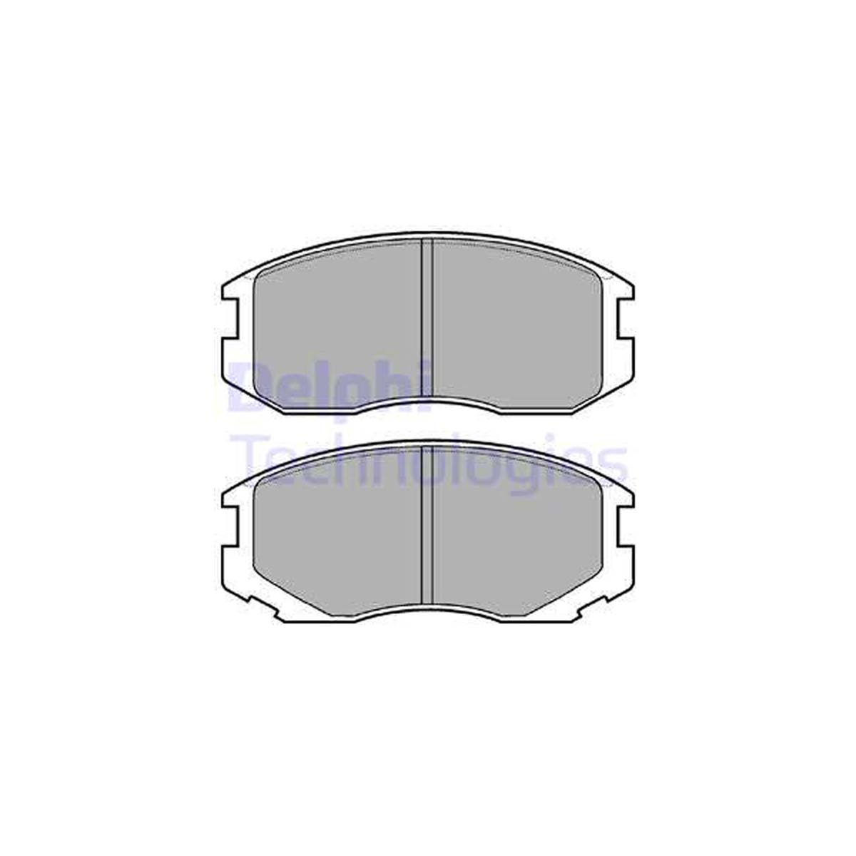 DELPHI LP1594 Bremsbeläge Bremsklötze MITSUBISHI Colt 3 4 5 Lancer 4 5 6 vorne