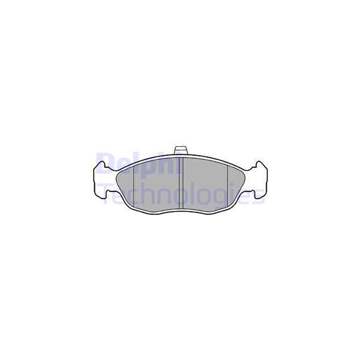 DELPHI LP1597 Bremsbeläge Bremsklötze CITROEN Saxo Xsara PEUGEOT 106 I II 306 vorne