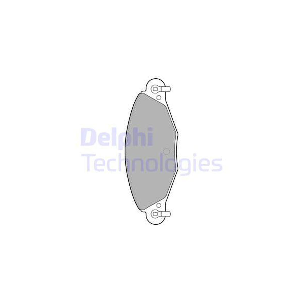 DELPHI LP1655 Bremsbeläge + Warnkontaktsensor CITROEN C5 I II 3.0 V6 2.0/2.2 HDi vorne