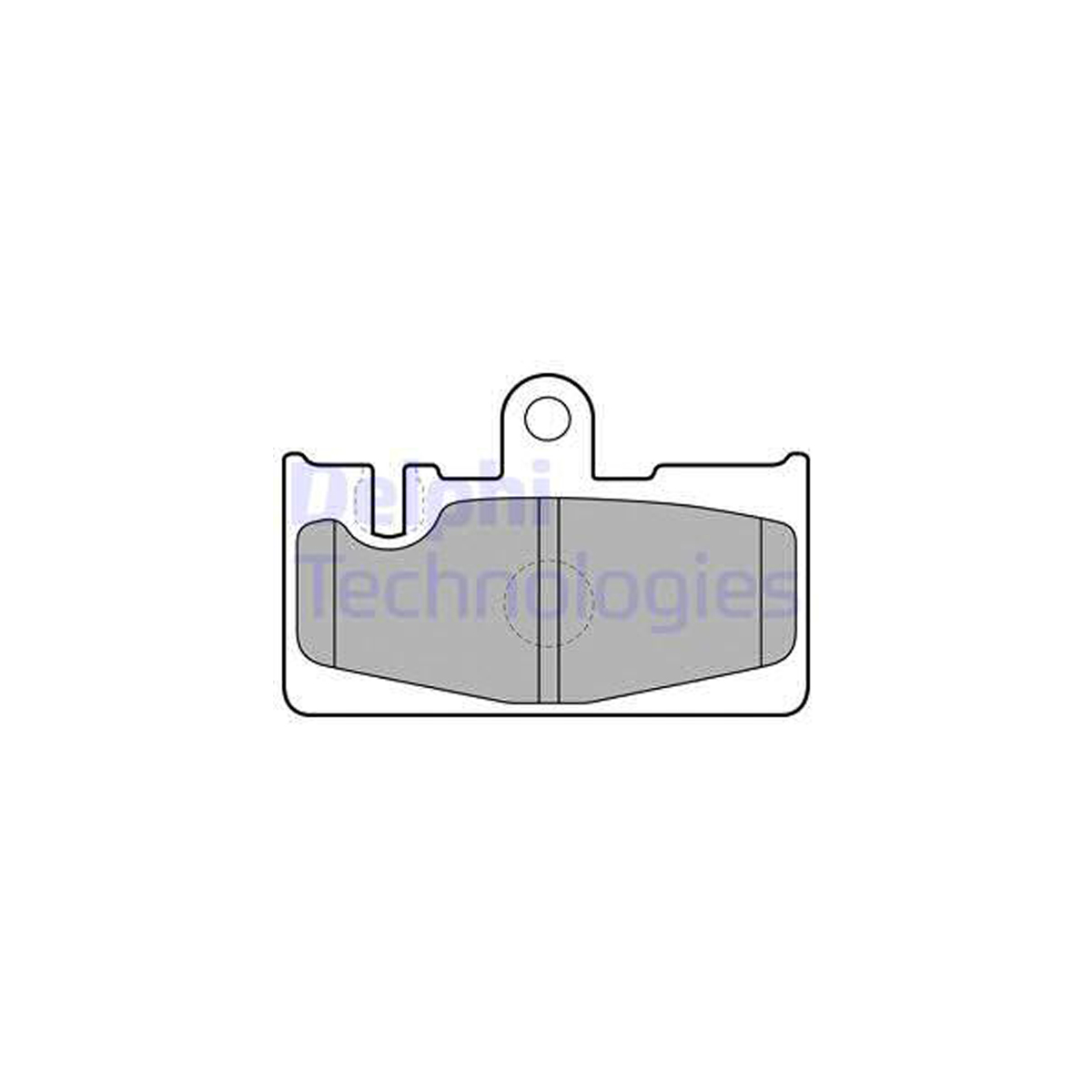 DELPHI LP1690 Bremsbeläge Bremsklötze LEXUS LS (_F3_) 430 282 PS 08.2000-08.2006 hinten