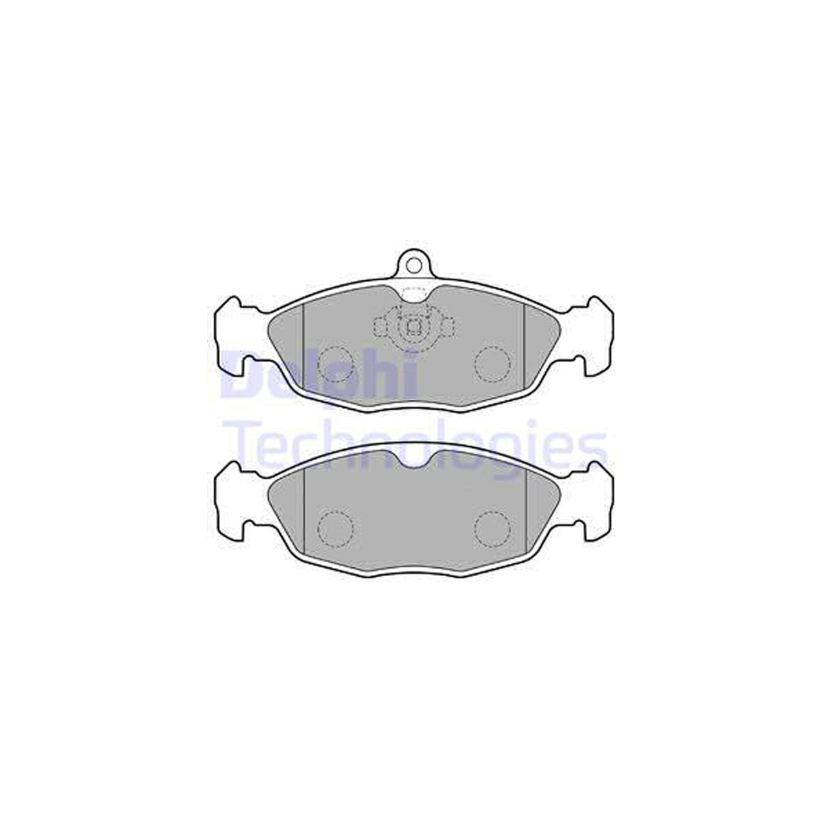 DELPHI LP1755 Bremsbeläge Bremsklötze JAGUAR XJ (XJ40, XJ81) XK 8 (X100) hinten