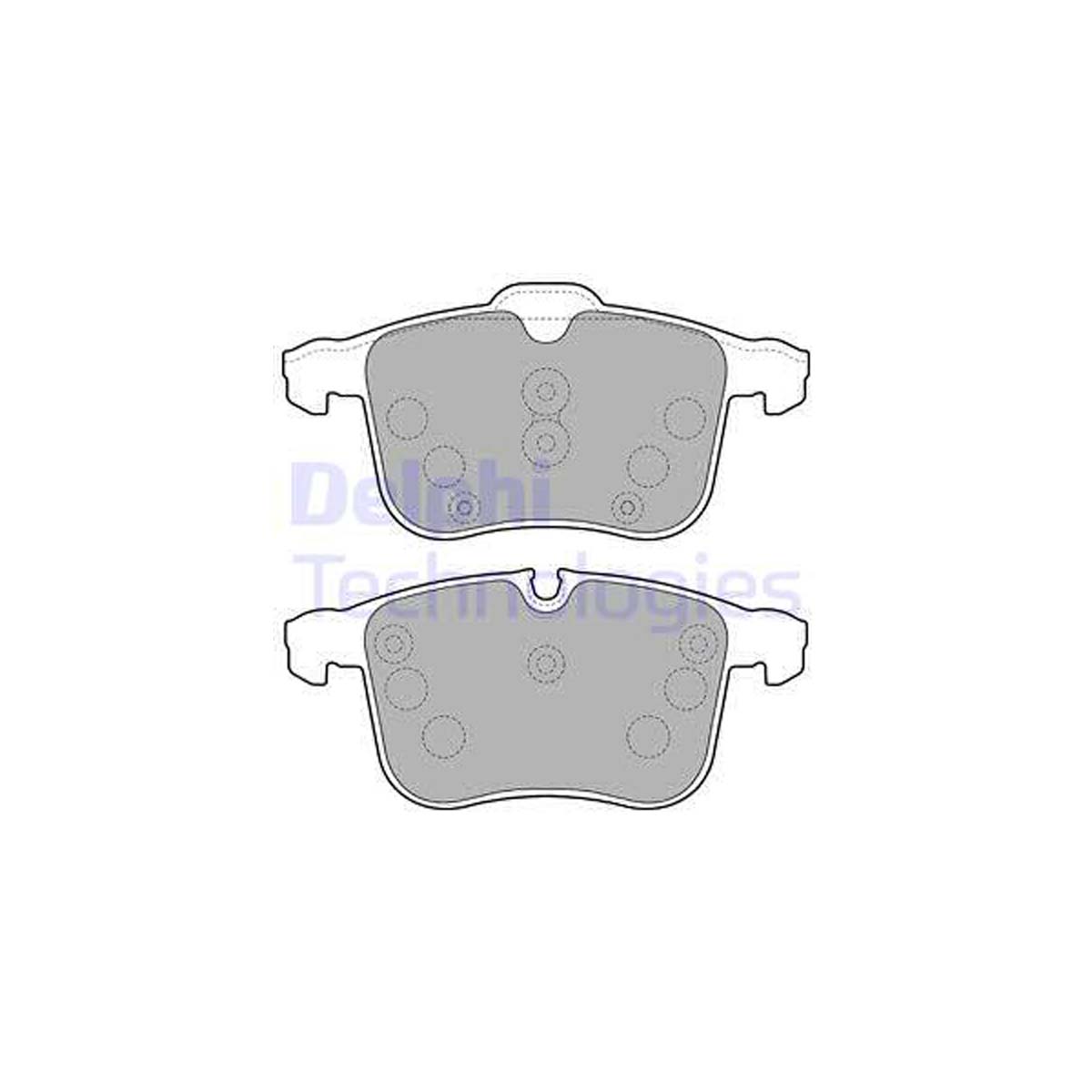 DELPHI LP1783 Bremsbeläge Bremsklötze OPEL Signum CC Vectra C SAAB 9-3 (YS3F) vorne