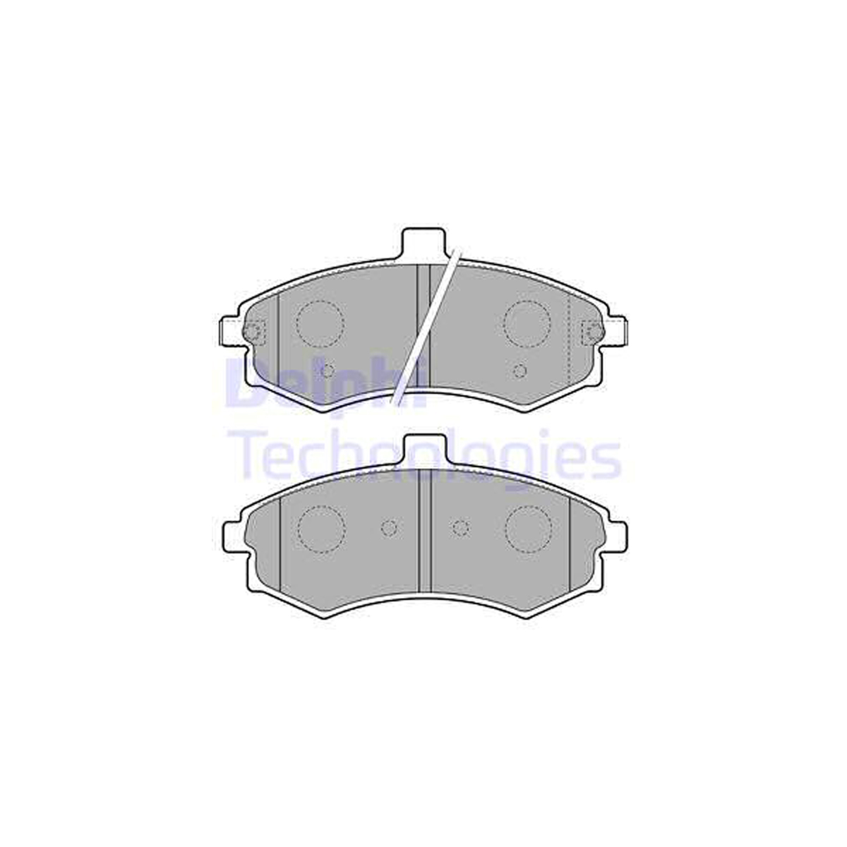 DELPHI LP1788 Bremsbeläge Bremsklötze Bremsbelagsatz HYUNDAI Matrix (FC) ab 04.2002 vorne