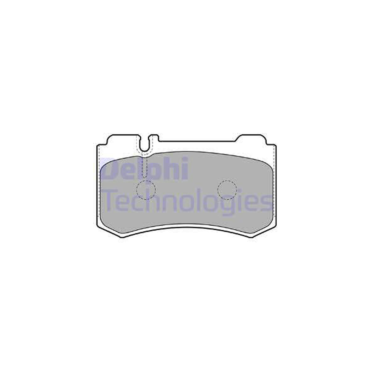 DELPHI LP1842 Bremsbeläge MERCEDES-BENZ W211 E55AMG W220 W221 C216 R230 R199 hinten