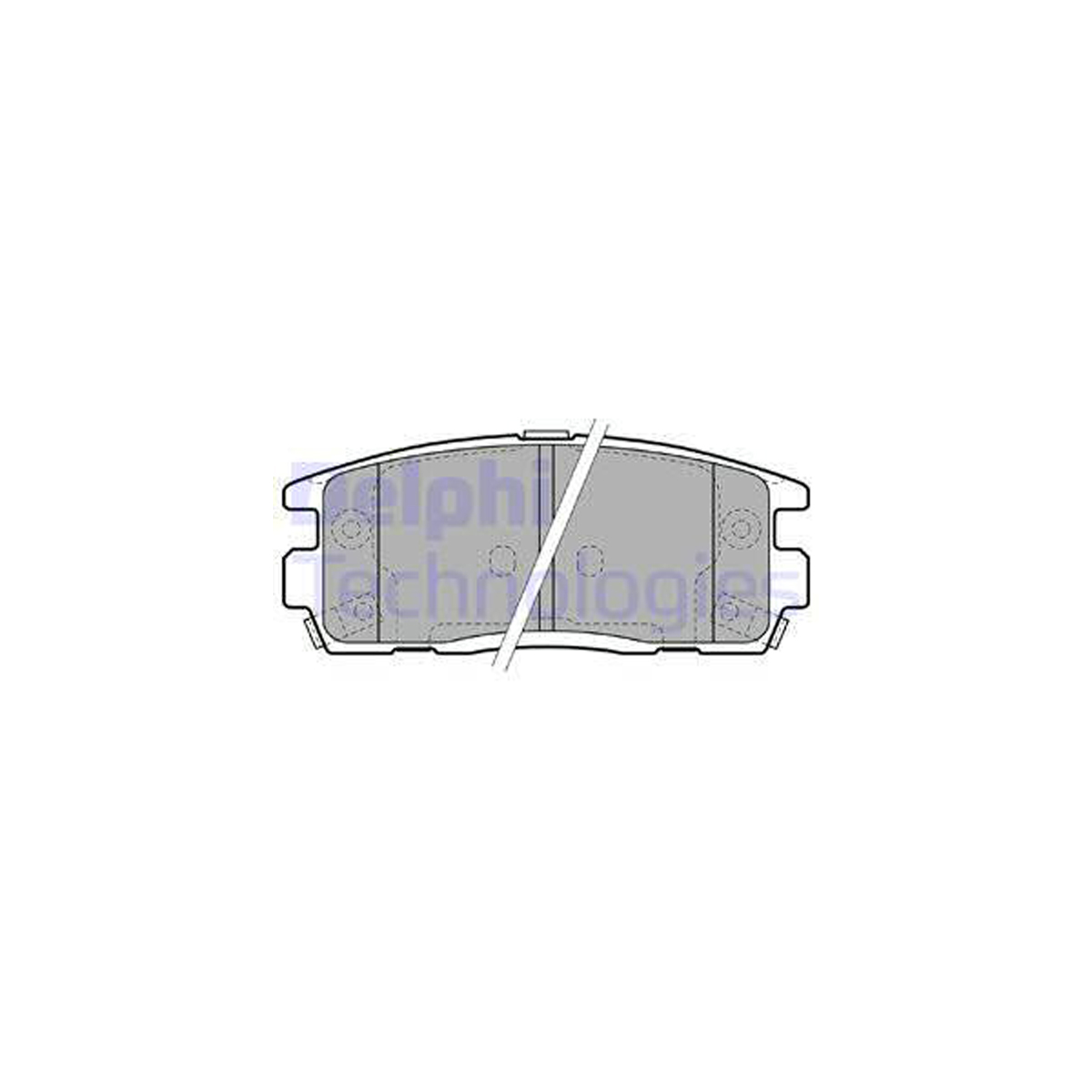 DELPHI LP1988 Bremsbeläge Bremsklötze OPEL Antara A CHEVROLET Captiva (C100, C140) hinten