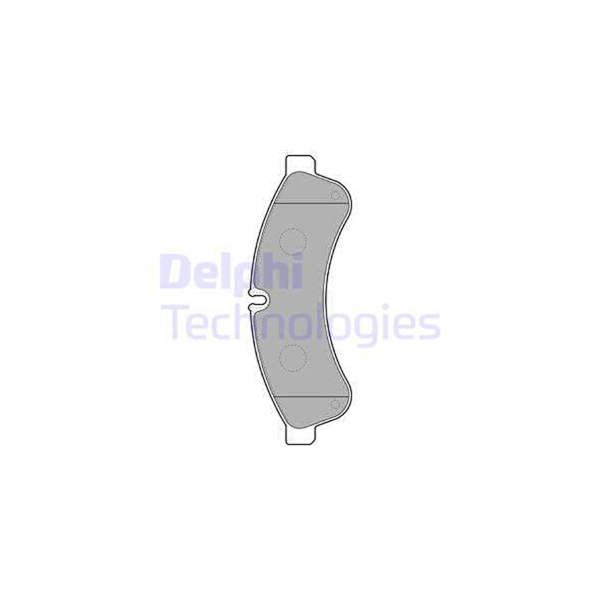 DELPHI LP2063 Bremsbeläge Bremsklötze Bremsbelagsatz IVECO Daily 4 5 6 hinten