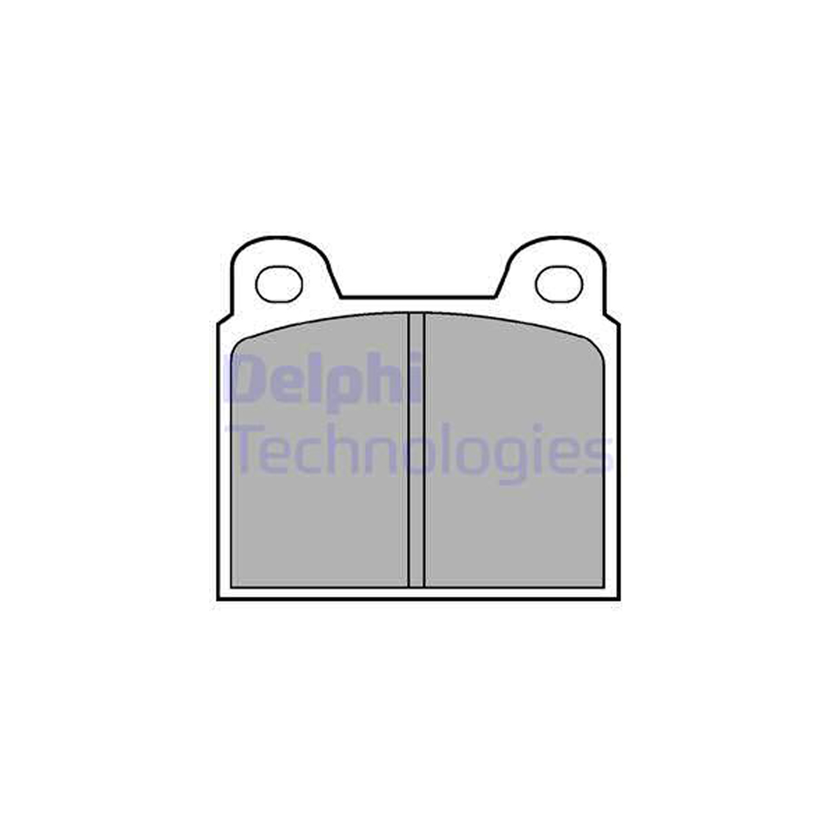 DELPHI LP20 Bremsbeläge MERCEDES /8 W115 W108 W109 W110 W111 W112 W113 SL R107 vorne