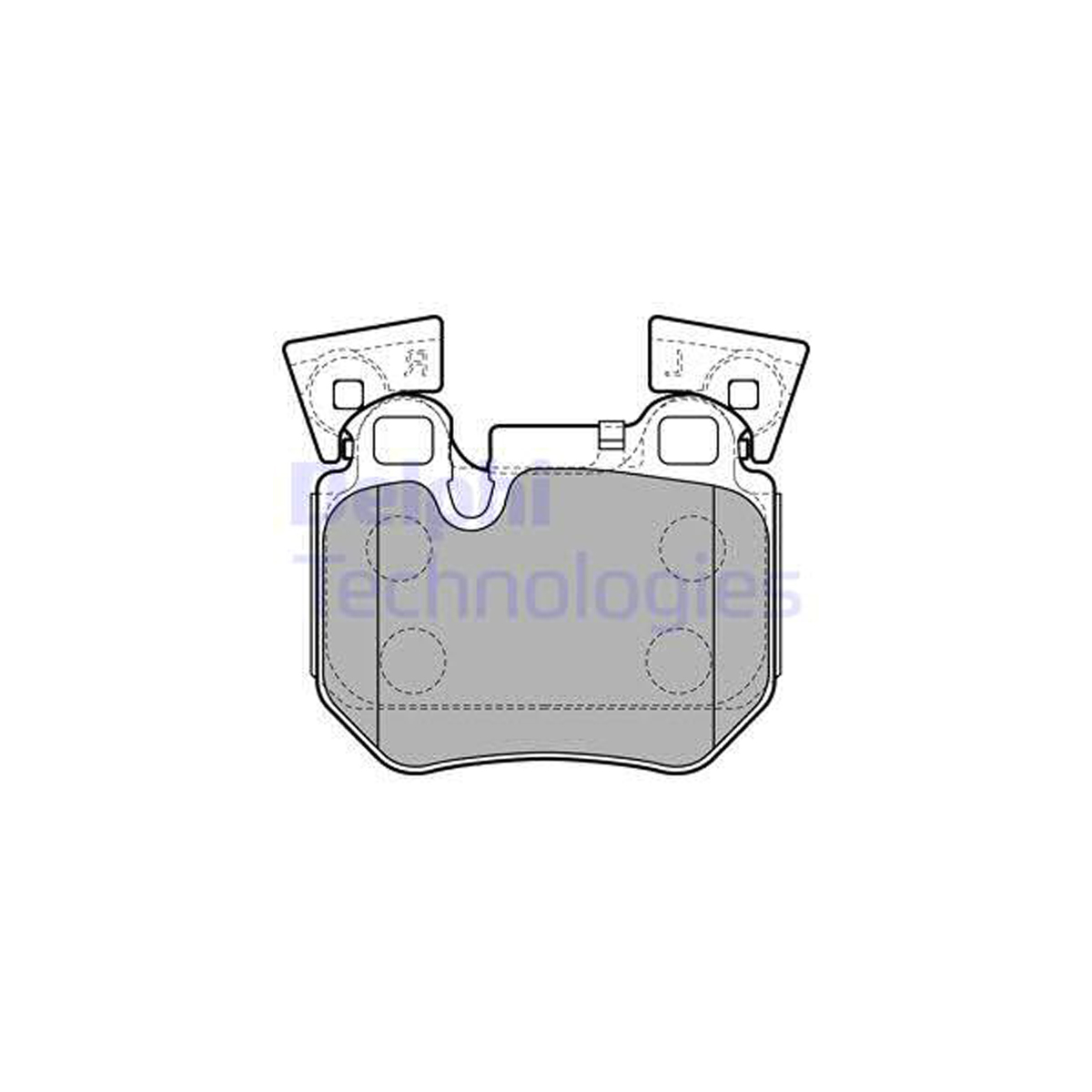 DELPHI LP2121 Bremsbeläge Bremsklötze Bremsbelagsatz BMW 1er E82 E88 135i 123d hinten