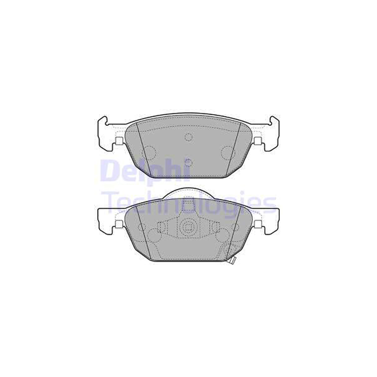 DELPHI LP2144 Bremsbeläge Bremsklötze HONDA Civic 9 (FK) 10 (FC_, FK_) vorne