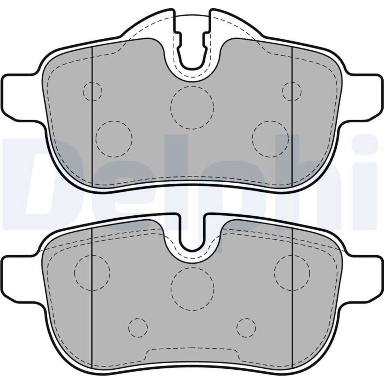 DELPHI LP2163 Bremsbeläge Bremsklötze BMW Z4 E89 sDrive18-30i hinten 34216788275