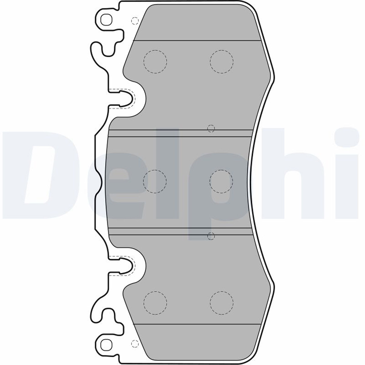 DELPHI LP2187 Bremsbeläge LAND ROVER Defender L663 Discovery 5 L462 Range Rover 3 4 vorne