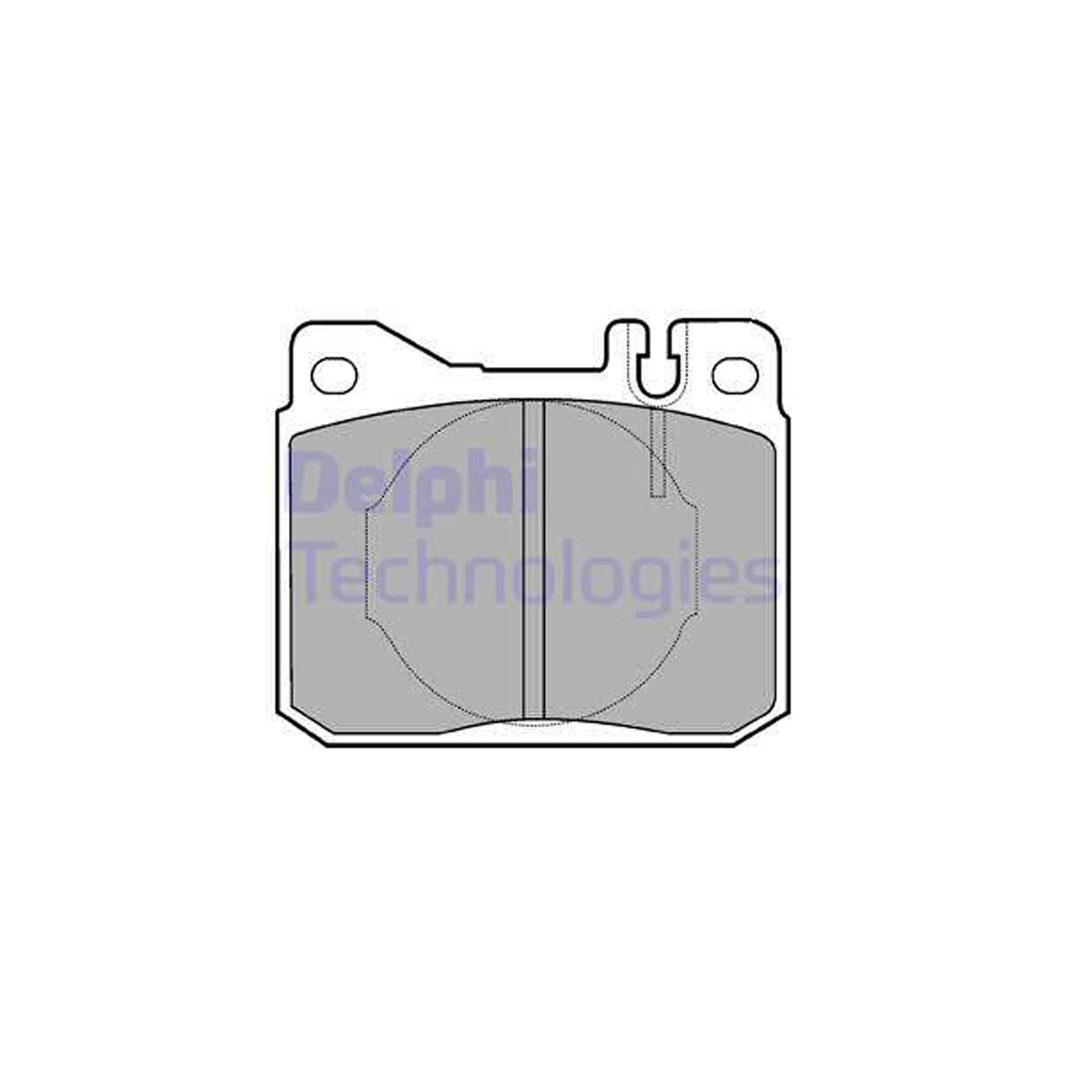 DELPHI LP221 Bremsbeläge Bremsklötze MERCEDES W123 S123 C123 W116 W126 C126 R/C107 vorne