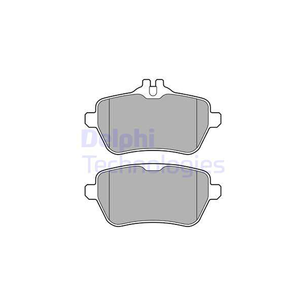 DELPHI LP2659 Bremsbeläge Bremsklötze MERCEDES-BENZ SL R231 350 400 306/333/367 PS hinten