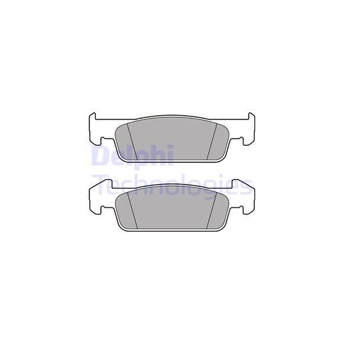 DELPHI LP2663 Bremsbeläge Bremsklötze Bremsbelagsatz DACIA Logan 2 Sandero 2 vorne